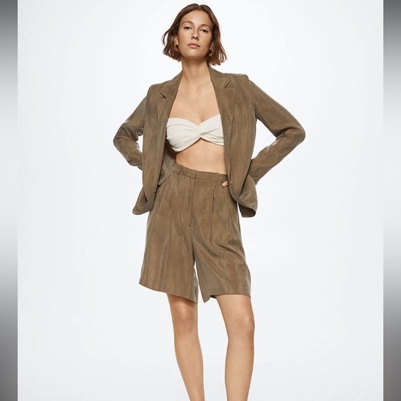 Mango Jackets & Blazers - Mango Shorts Suit *2pc Set* Blazer S + Shorts 2
